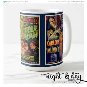 Dracula, The Invisible Man, The Mummy