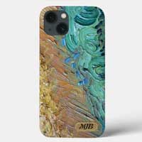 vangogh paint strokes phone case