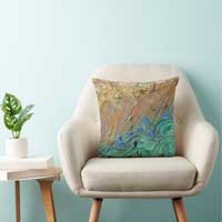 vangogh paint strokes pillow